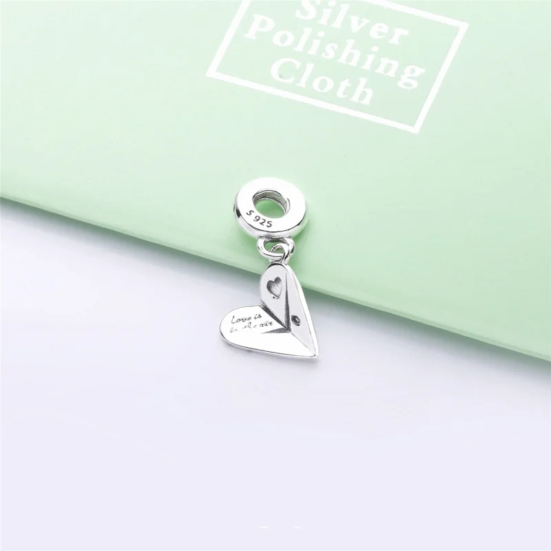 (Bild für) PANDORA Herz-Papierflieger-Anhänger - 797876CZ - Ansicht 2