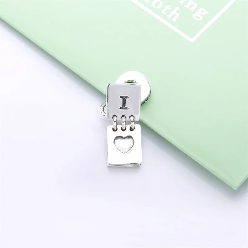 (Bild für) PANDORA Love Notes-Anhänger in Silber - 797835CZ - Ansicht 4