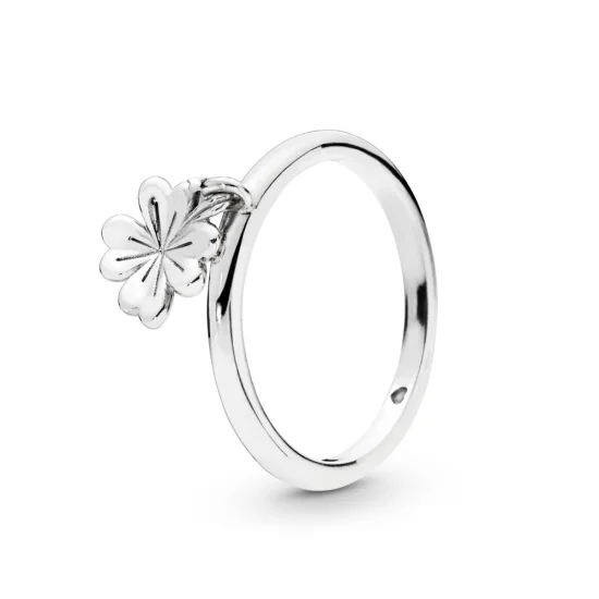 (Bild für) PANDORA Ring mit baumelndem Kleeblatt - 197938
