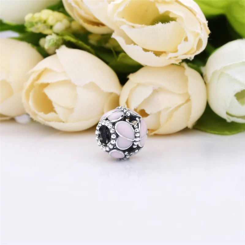 (Bild für) PANDORA Rosa Schmetterlinge Charm - 797855EN160 - Ansicht 3