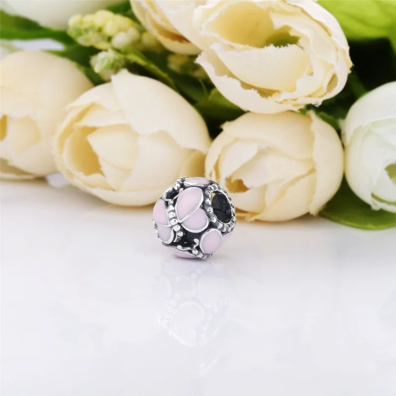 (Bild für) PANDORA Rosa Schmetterlinge Charm - 797855EN160 - Ansicht 5