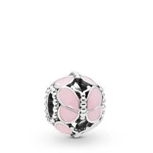 (Bild für) PANDORA Rosa Schmetterlinge Charm - 797855EN160