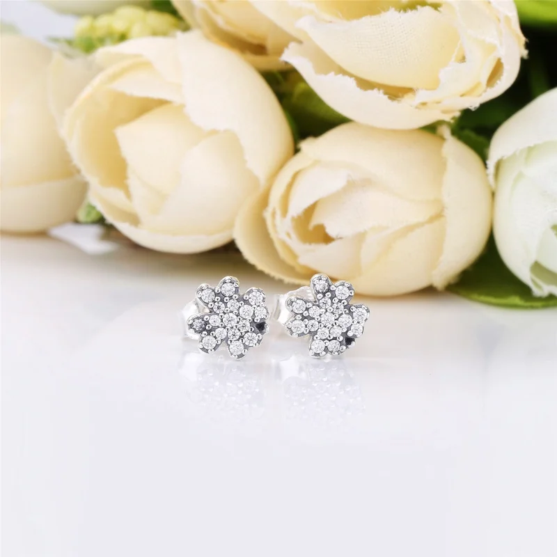 (Bild für) PANDORA Strahlende Kleeblatt-Ohrringe - 297944CZ - Ansicht 2