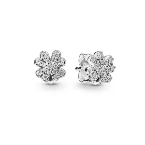 (Bild für) PANDORA Strahlende Kleeblatt-Ohrringe - 297944CZ