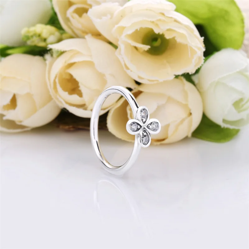 (Bild für) PANDORA Vierblättriger Blumenring - 197967CZ - Ansicht 2