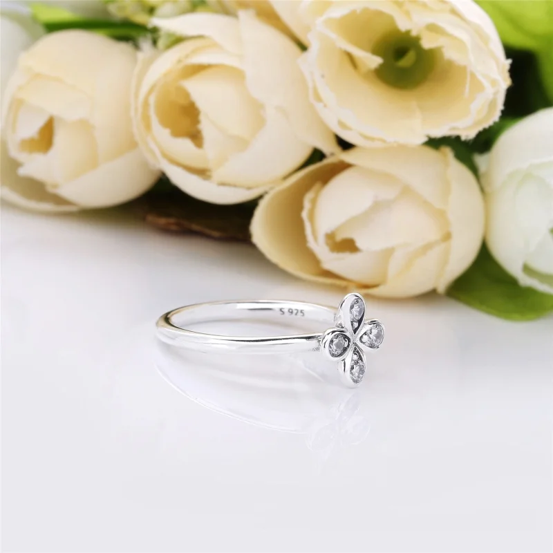 (Bild für) PANDORA Vierblättriger Blumenring - 197967CZ - Ansicht 4