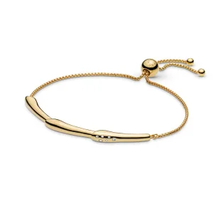 (Bild für) Schiebe-Armreif mit Blumenstiel, Pandora Shine™ - 567917CZ