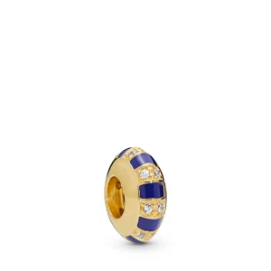 (Bild für) Abstandshalter mit exotischen Steinen und Streifen, Pandora Shine™ - 768029CZ