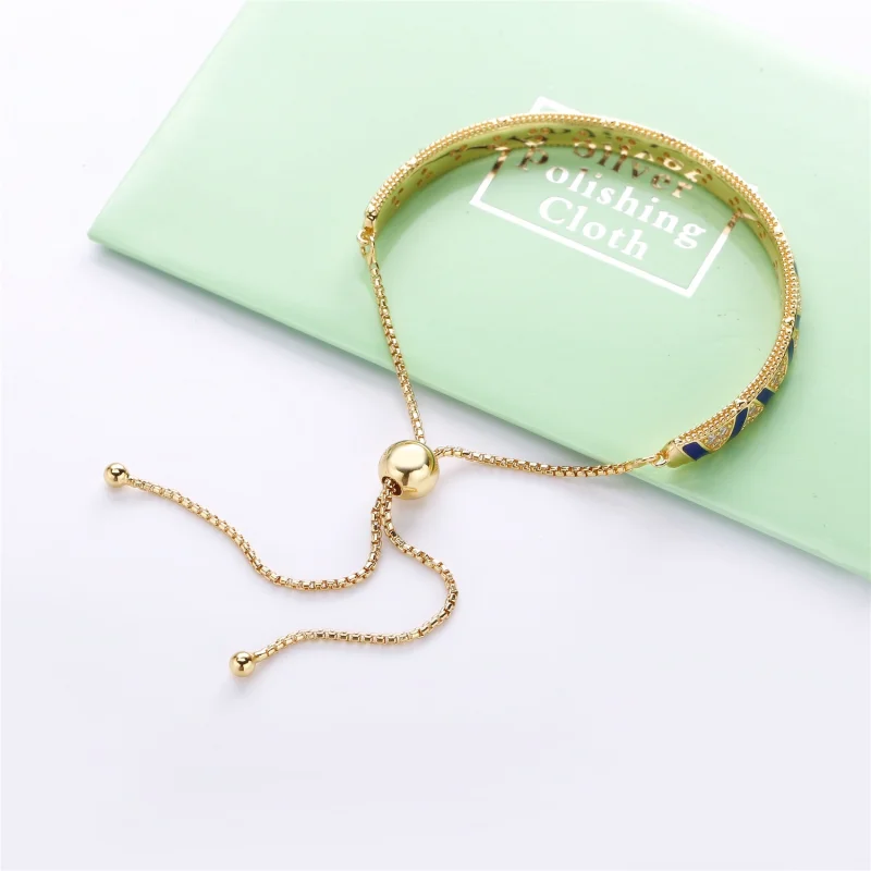 (Bild für) Armband mit exotischen Steinen und Streifen, Pandora Shine™ - 568051CZ - Ansicht 2