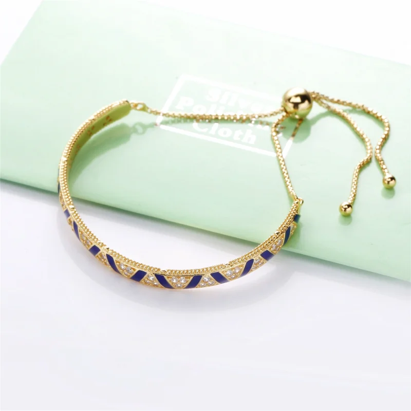 (Bild für) Armband mit exotischen Steinen und Streifen, Pandora Shine™ - 568051CZ - Ansicht 3