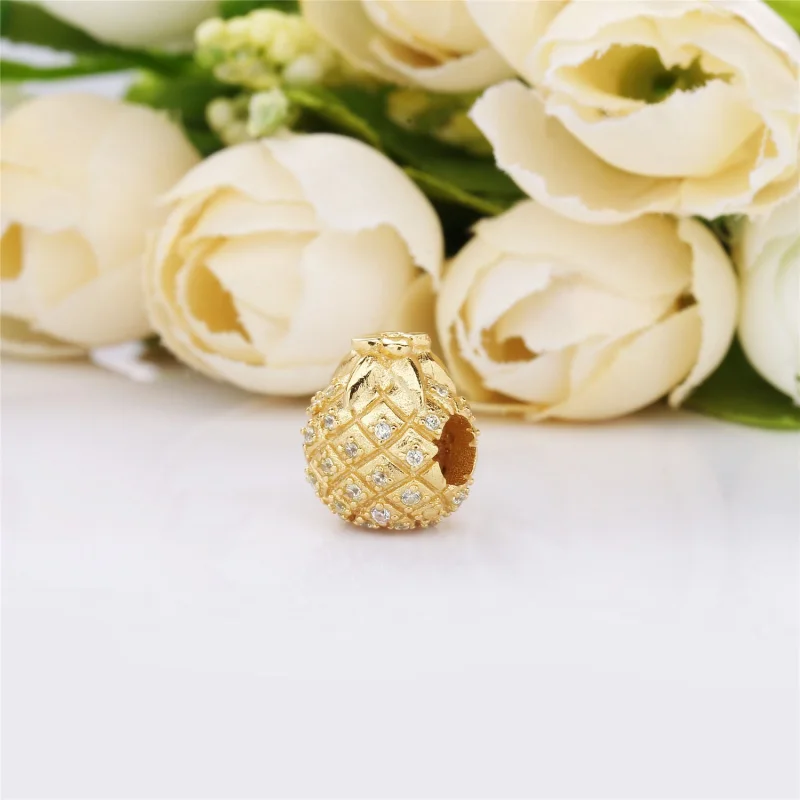 (Bild für) Goldener Ananas-Charm, Pandora Shine™ - 767904CCZ - Ansicht 3