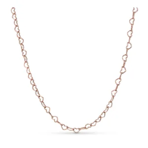 (Bild für) Halskette mit verbundenen Herzen, Pandora Rose™ - 387961