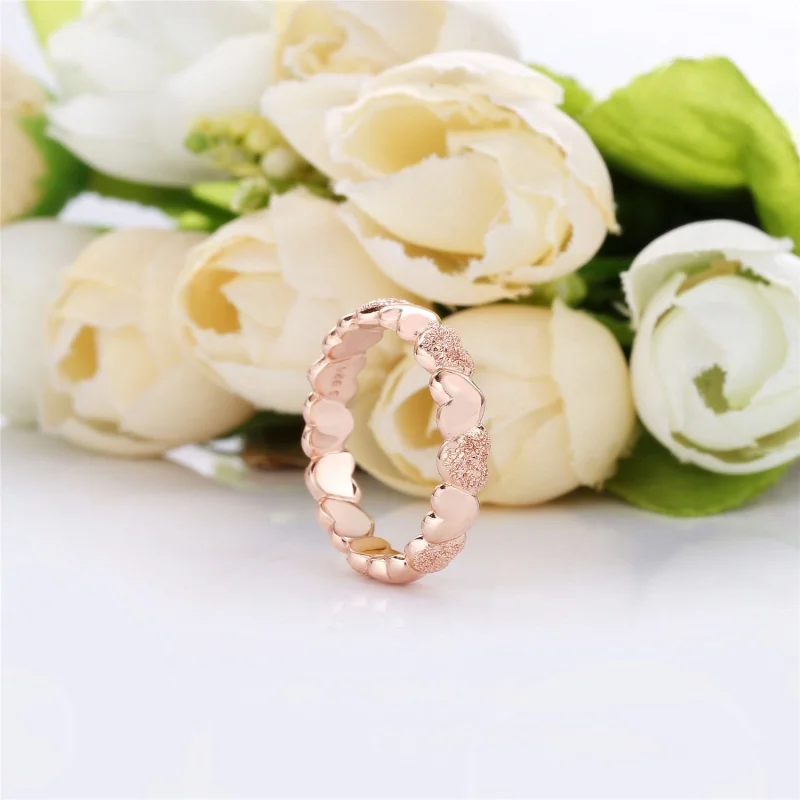 (Bild für) Matte Brilliance Hearts Ring, Pandora Rose™ - 187950 - Ansicht 2
