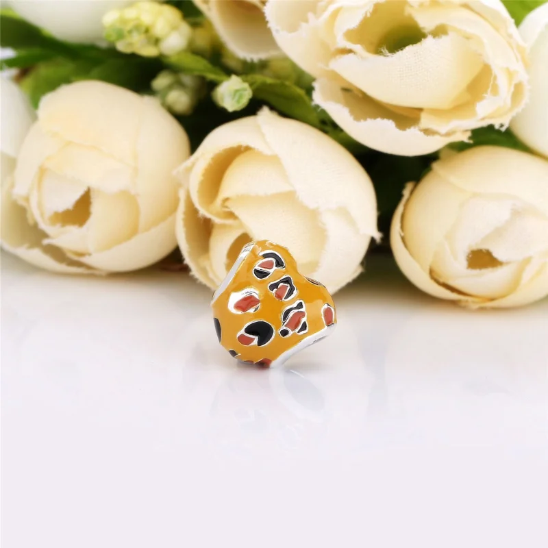 (Bild für) PANDORA-Charm mit gepunktetem Herz - 798065ENMX - Ansicht 4