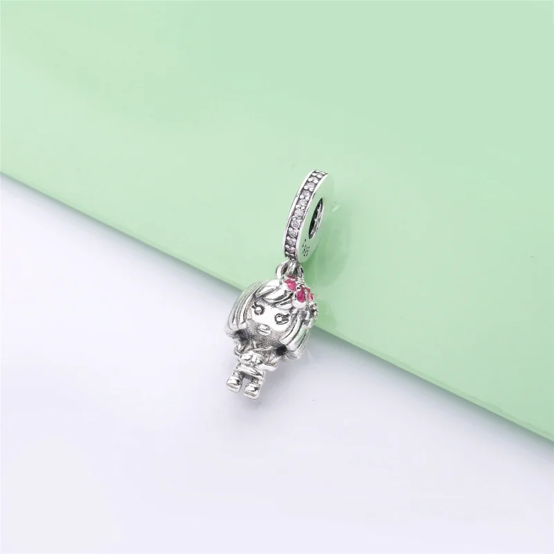 (Bild für) PANDORA Chinesisches Blumenmädchen-Charm - 798114SSP - Ansicht 2