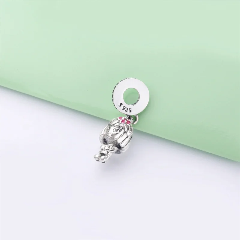 (Bild für) PANDORA Chinesisches Blumenmädchen-Charm - 798114SSP - Ansicht 4
