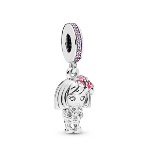 (Bild für) PANDORA Chinesisches Blumenmädchen-Charm - 798114SSP