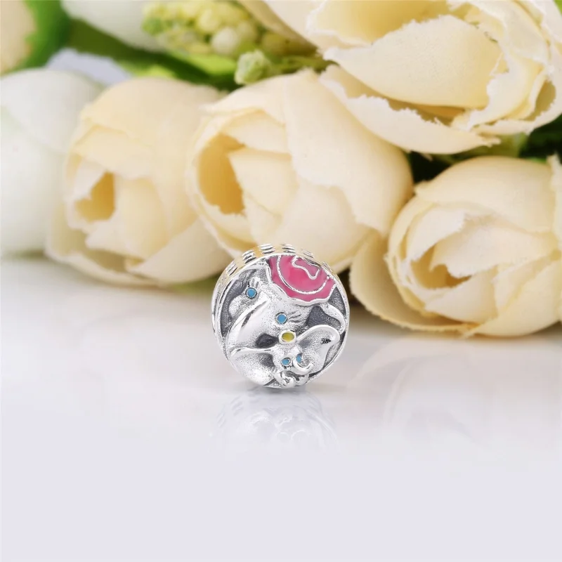 (Bild für) PANDORA Disney, Dumbo & Mrs. Jumbo Charm - 797850ENMX - Ansicht 2
