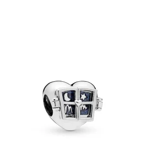 (Bild für) PANDORA Fenster-Herz-Charm - 798006EN63
