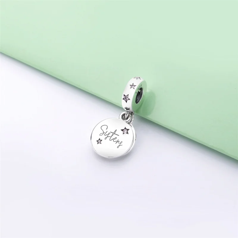 (Bild für) PANDORA Forever Sisters Charm-Anhänger - 798012FPC - Ansicht 2