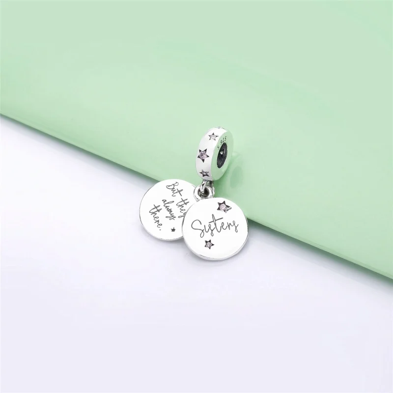 (Bild für) PANDORA Forever Sisters Charm-Anhänger - 798012FPC - Ansicht 3