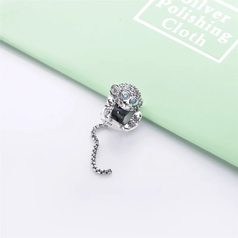 (Bild für) PANDORA Funkelnder Affen-Charm - 798054CZ - Ansicht 2