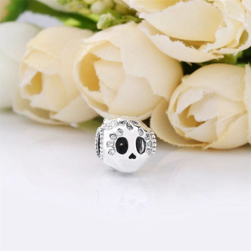 (Bild für) PANDORA Funkelnder Totenkopf-Charm - 797866CZ - Ansicht 2