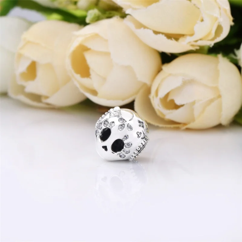 (Bild für) PANDORA Funkelnder Totenkopf-Charm - 797866CZ - Ansicht 4