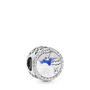(Bild für) PANDORA Heißluftballon-Trip-Charm - 798061CZ