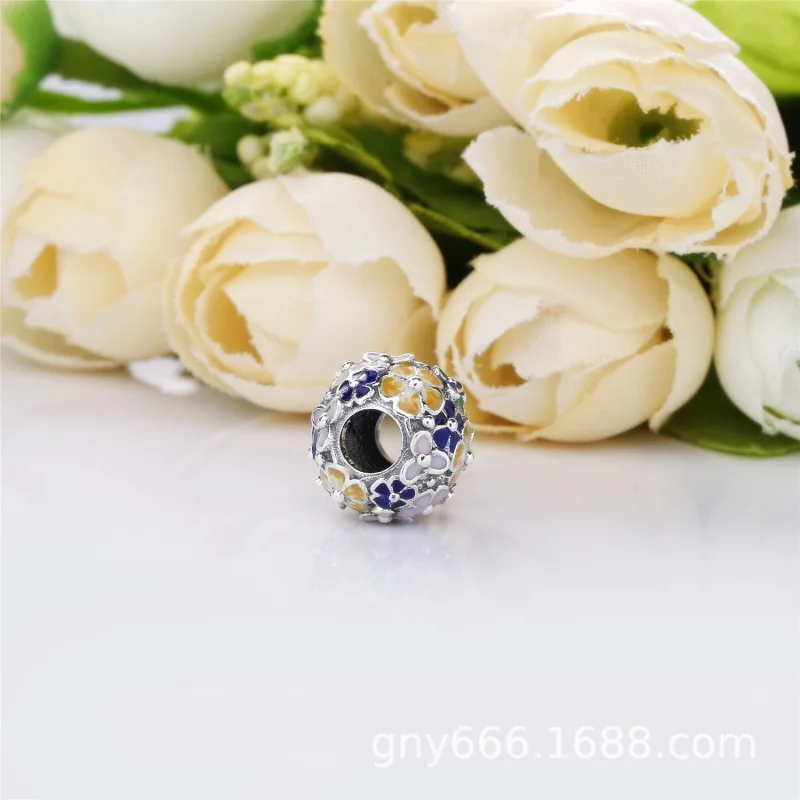 (Bild für) PANDORA klassischer Blumenarrangement-Charm - 797907ENMX - Ansicht 4