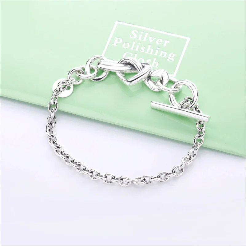(Bild für) Pandora Knotted Heart Armband - 598100 - Ansicht 2