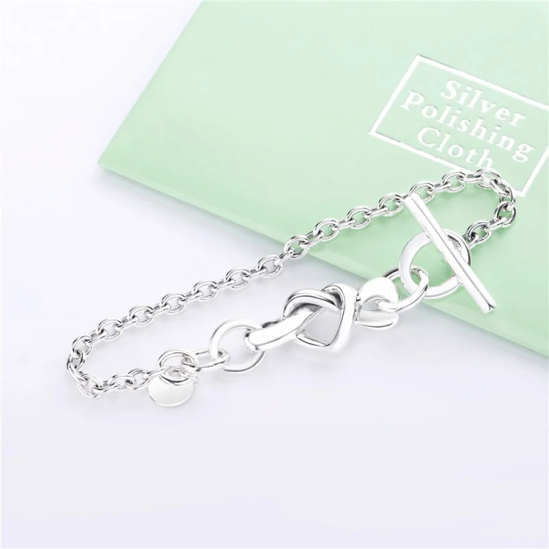 (Bild für) Pandora Knotted Heart Armband - 598100 - Ansicht 3