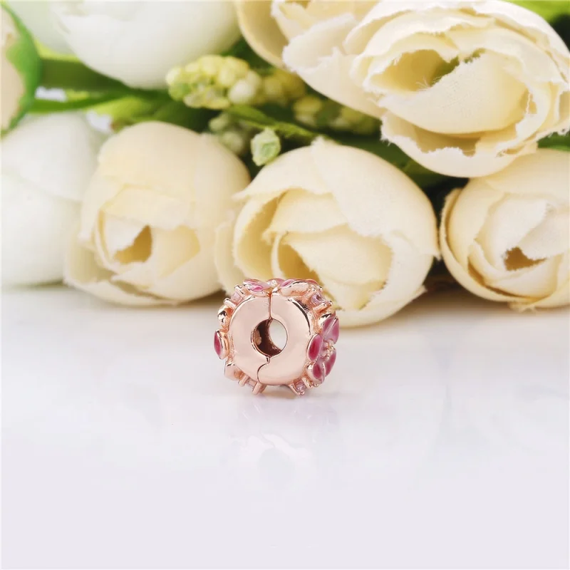 (Bild für) PANDORA Pfirsichblüten-Blumenclip - 788099CZ - Ansicht 4