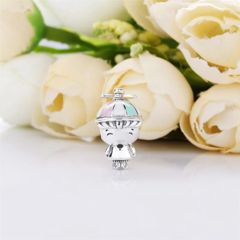 (Bild für) PANDORA Propellerhut-Jungen-Charm - 798015ENMX - Ansicht 2