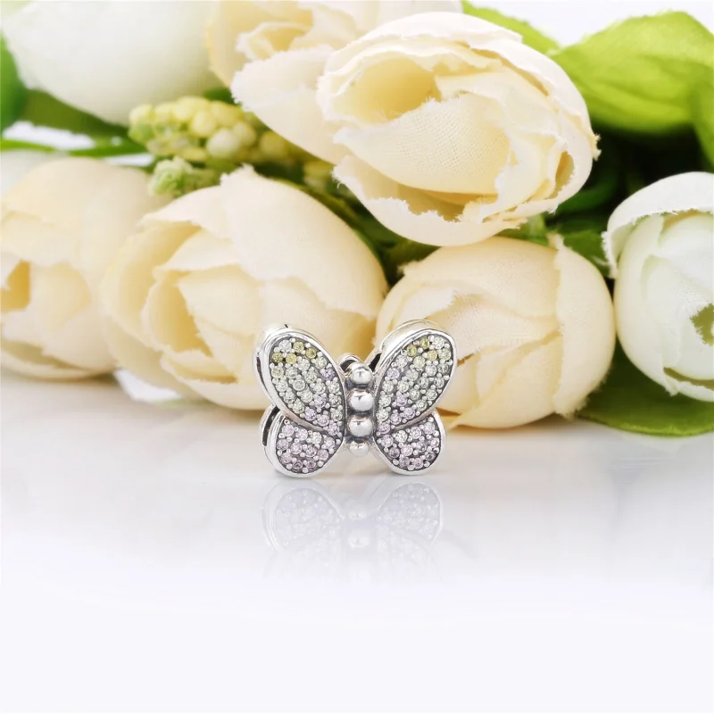(Bild für) Pandora Reflexions™ Bezaubernder Schmetterlings-Clip-Charm - 797864CZM - Ansicht 2