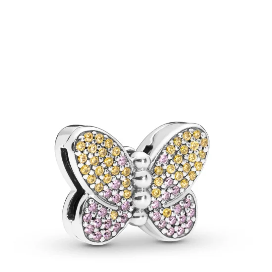 (Bild für) Pandora Reflexions™ Bezaubernder Schmetterlings-Clip-Charm - 797864CZM