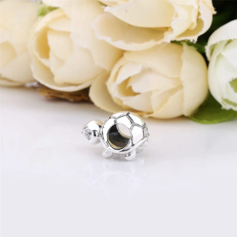 (Bild für) PANDORA Schildkröten-Charm mit leuchtenden Augen - 797878CZ - Ansicht 3