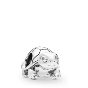(Bild für) PANDORA Schildkröten-Charm mit leuchtenden Augen - 797878CZ