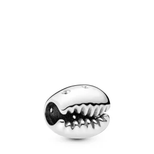 (Bild für) PANDORA Sparkling Coffee Bean Shell Charm - 798131CZ