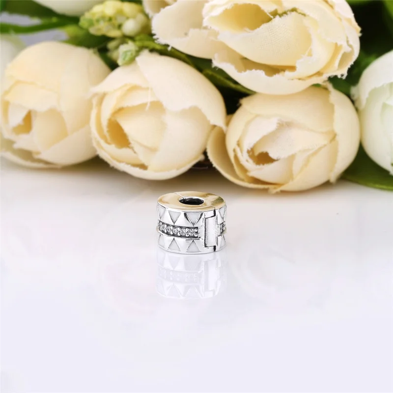 (Bild für) PANDORA Sparkling Jagged Lines Clip - 798067CZ - Ansicht 3