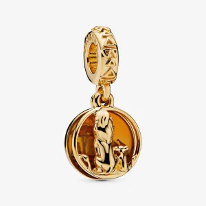 (Bild für) Disney Simba und Mufasa Sunset PANDORA Charm-Anhänger - 768639C01