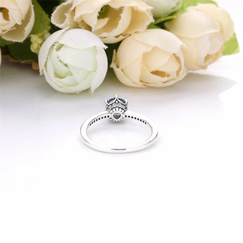 (Bild für) Pandora Blauer funkelnder Kronenring 198289NSWB-48 - 198289NSWB - Ansicht 3