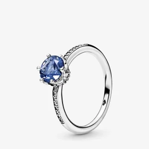 (Bild für) Pandora Blauer funkelnder Kronenring 198289NSWB-48 - 198289NSWB
