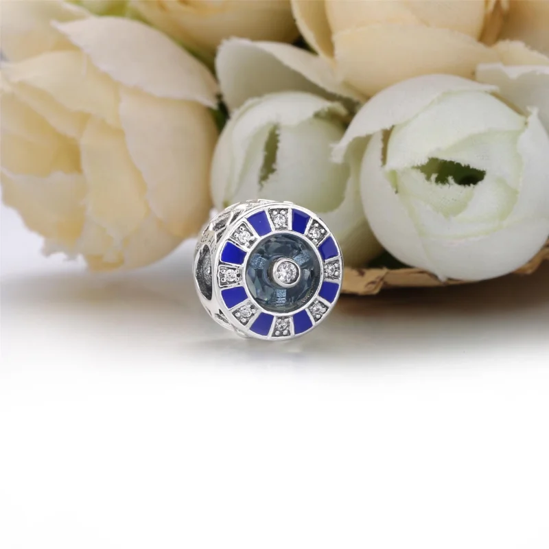 (Bild für) PANDORA Blaues Mosaik-Charm Endverkauf - 798031EN195 - Ansicht 2