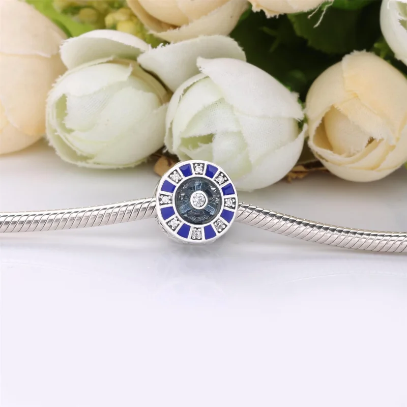 (Bild für) PANDORA Blaues Mosaik-Charm Endverkauf - 798031EN195 - Ansicht 5