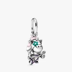 (Bild für) PANDORA Bruno The Unicorn Punk Band Dangle Charm Endverkauf - 798320ENMX