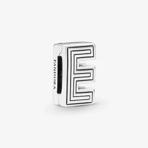 (Bild für) PANDORA Clip-Charm mit Buchstabe E - 798201