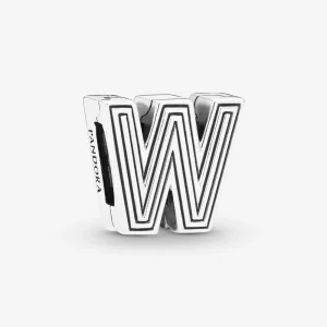 (Bild für) PANDORA Clip-Charm mit Buchstabe W - 798219