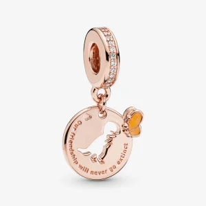 (Bild für) PANDORA Dinosaurier-Schmetterling-Freundschafts-Anhänger - 788180CZ