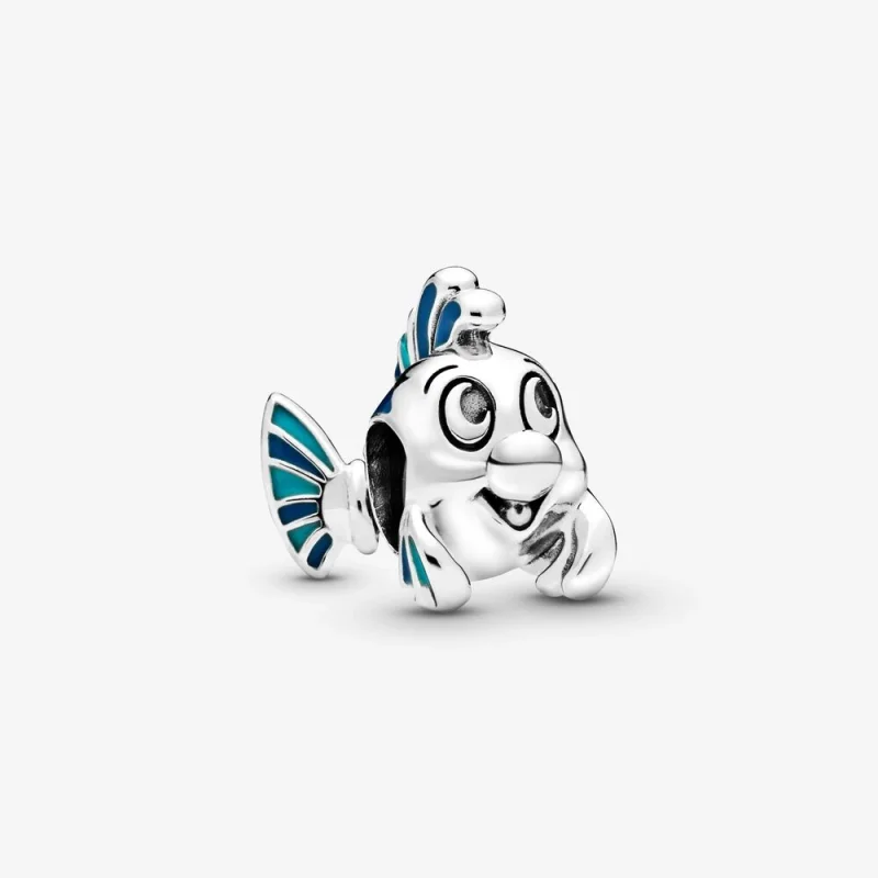(Bild für) PANDORA Disney Flunder-Charm „Die kleine Meerjungfrau“. - 798230ENMX